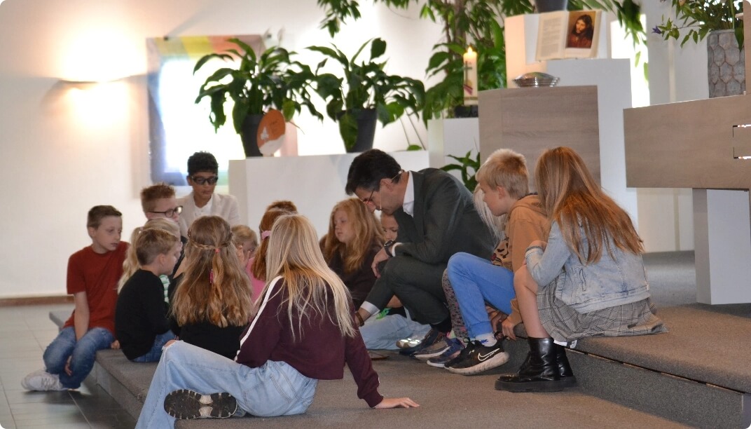 kinderen in de kerk